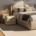 Revolving bed side table